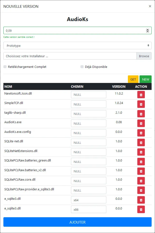 Administration admin-app-edit