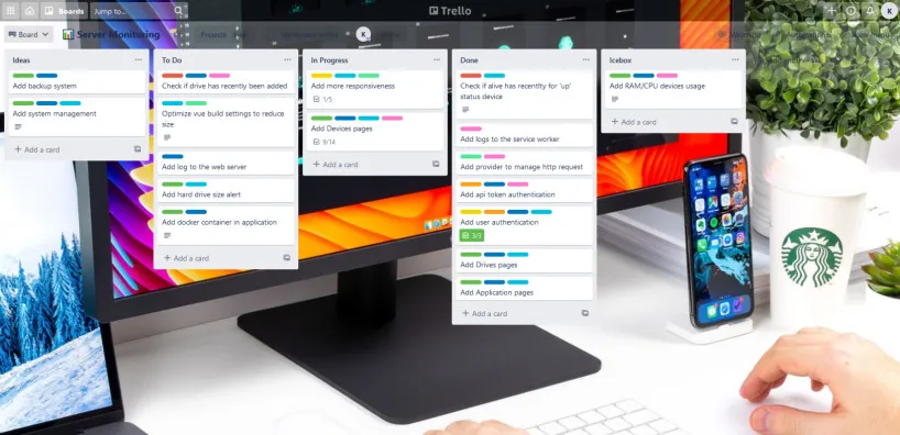 Trello servermonitoring-trello